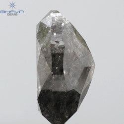 1.53 CT Oval Shape Natural Diamond Salt And Papper Color I3 Clarity (7.91 MM)