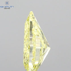 0.30 CT Pear Shape Natural Diamond Yellow Color SI1 Clarity (5.32 MM)