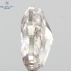 0.55 CT Oval Shape Natural Diamond Pink Color I2 Clarity (5.69 MM)