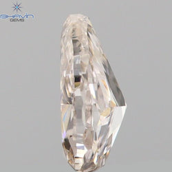 0.15 CT Pear Shape Natural Diamond Pink Color SI1 Clarity (3.90 MM)