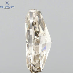 1.01 CT Oval Shape Natural Diamond Brown Color I1 Clarity (7.60 MM)