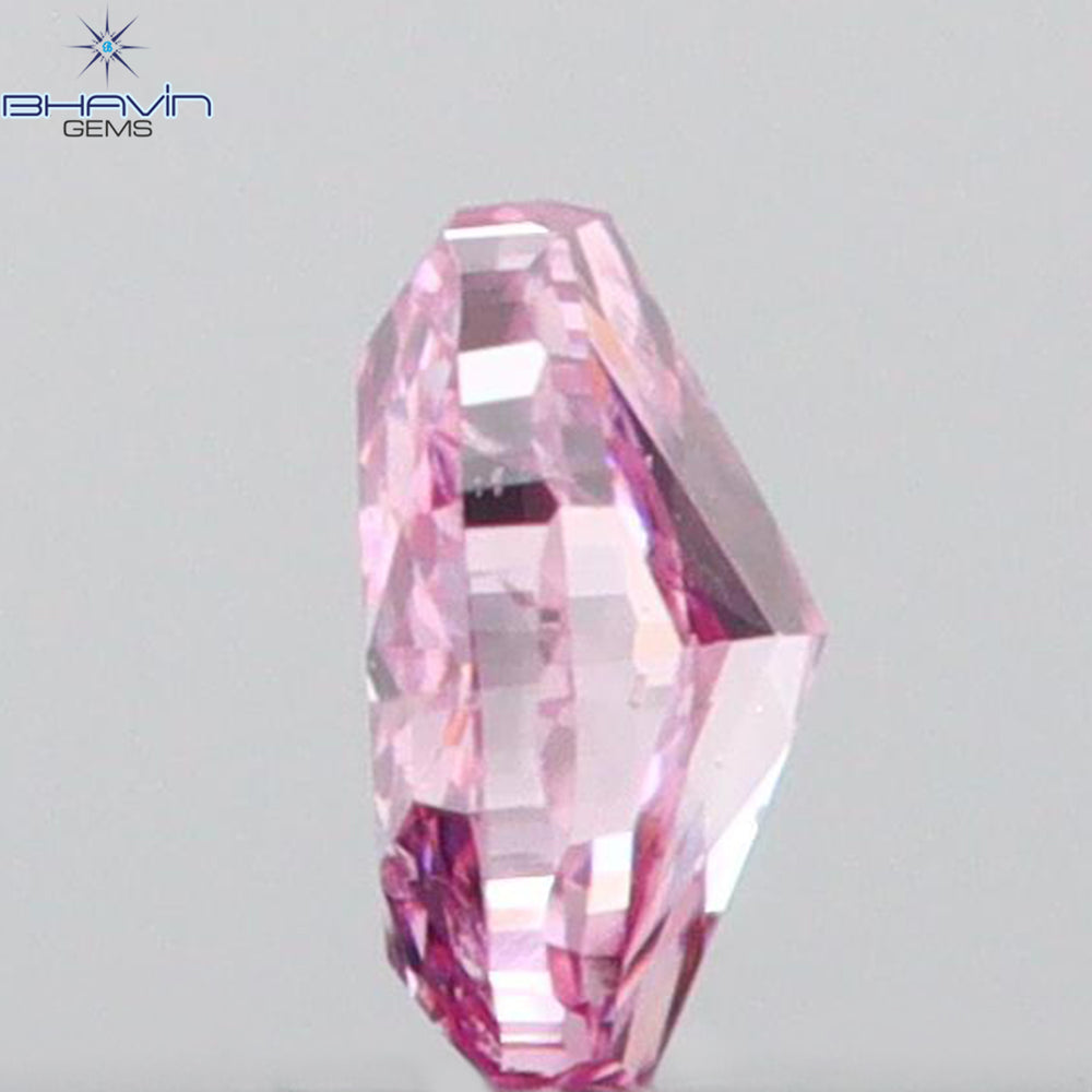 0.06 CT Oval Shape Natural Diamond VIVID Pink (Argyle) Color SI1 Clarity (2.70 MM)