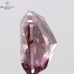 0.08 CT Cushion Shape Natural Diamond Pink Color SI2 Clarity (2.60 MM)
