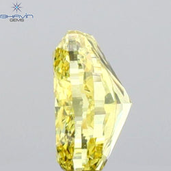 GIA Certified 0.37 CT Oval Shape Natural Diamond Yellow Color VS2 Clarity (4.89 MM)