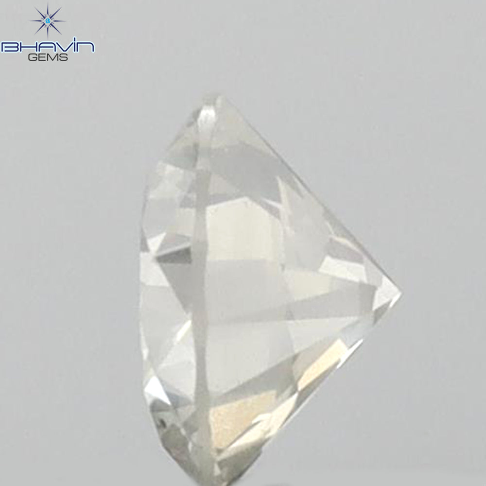 0.33 CT Round Shape Natural Loose Diamond White Color SI2 Clarity (4.37 MM)
