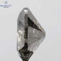 0.92 CT Round Shape Natural Diamond Salt And Papper Color I3 Clarity (6.27 MM)