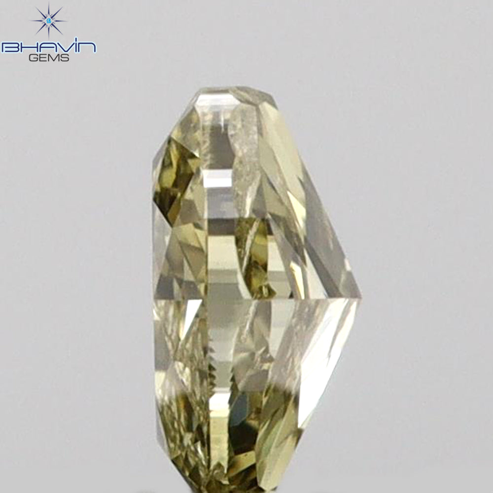 0.11 CT Oval Shape Natural Diamond Green Color VS2 Clarity (3.37 MM)