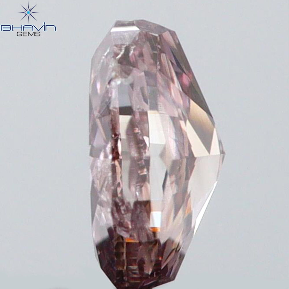 0.29 CT Oval Shape Natural Diamond Pink Color SI2 Clarity (4.52 MM)