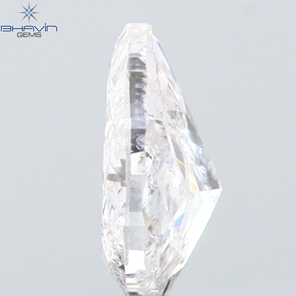 0.24 CT Pear Shape Natural Diamond Pink Color I2 Clarity (4.52 MM)