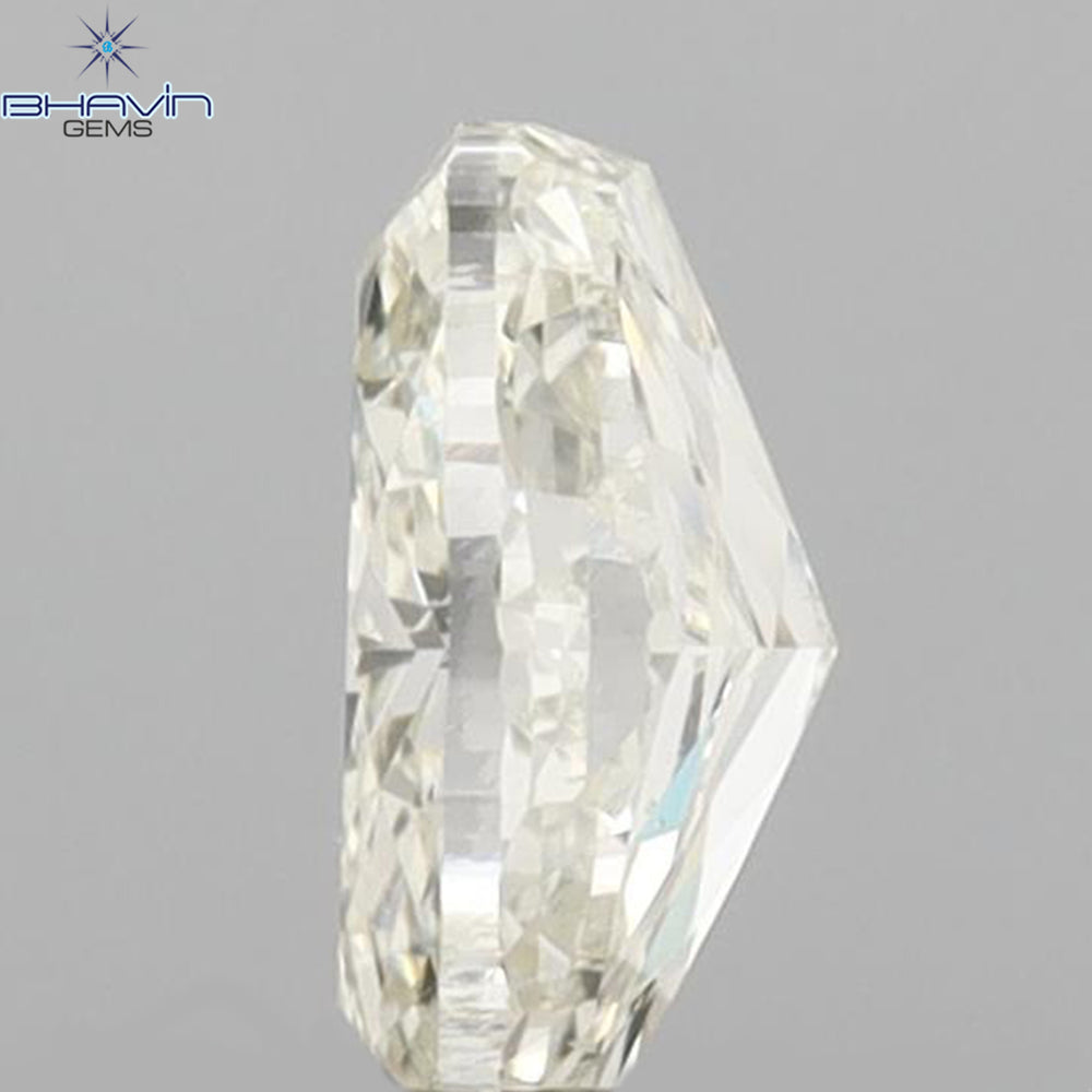 0.53 CT Oval Shape Natural Diamond Yellow Color SI1 Clarity (5.78 MM)