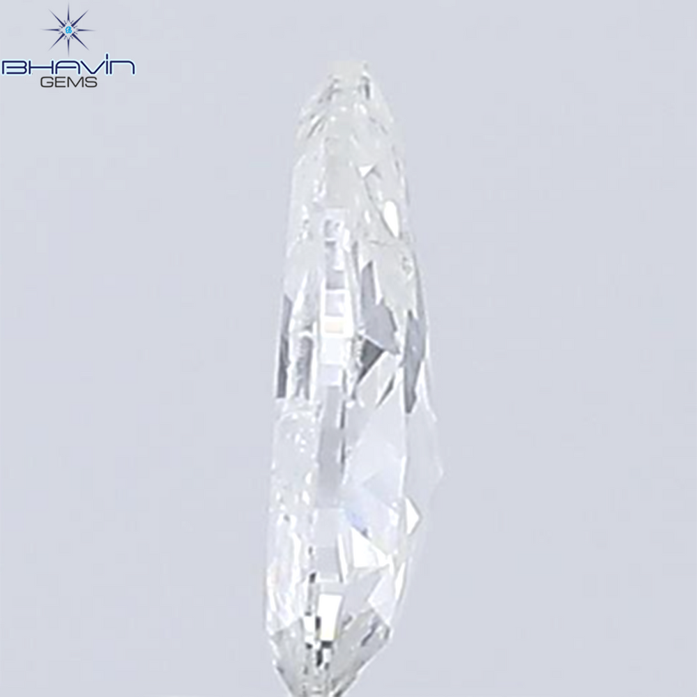 0.67 CT Pear Shape Natural Diamond White Color SI2 Clarity (7.60 MM)