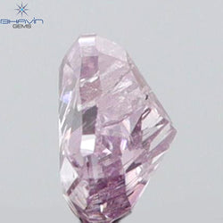 0.10 CT Heart Shape Natural Diamond Pink Color I1 Clarity (3.06 MM)