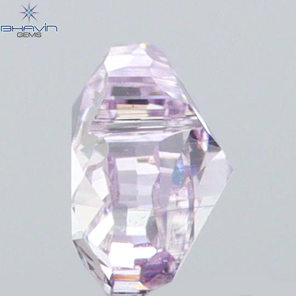 0.13 CT Heart Shape Natural Diamond Pink Color VS2 Clarity (2.95 MM)