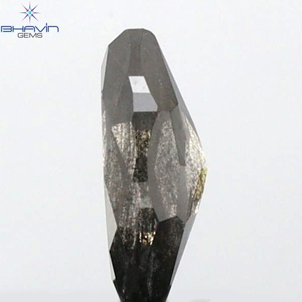 0.48 CT Marquise Shape Natural Loose Diamond Salt And pepper Color I3 Clarity (6.90 MM)