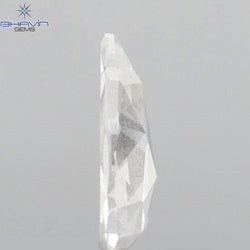 0.23 CT Pear Shape Natural Diamond White Color I1 Clarity (5.04 MM)