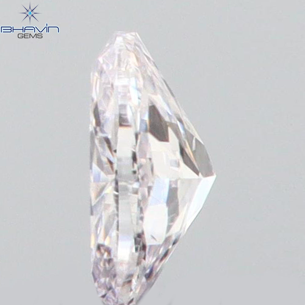 0.08 CT Oval Shape Natural Diamond Pink Color SI1 Clarity (3.32 MM)