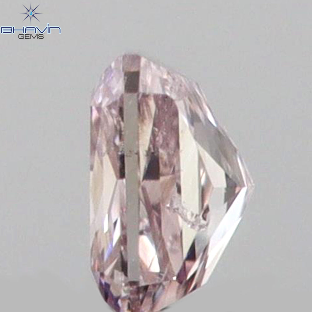 0.05 CT Radiant Shape Natural Diamond Pink Color VS2 Clarity (2.27 MM)