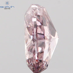 0.31 CT Oval Shape Natural Diamond Pink Color I1 Clarity (4.55 MM)