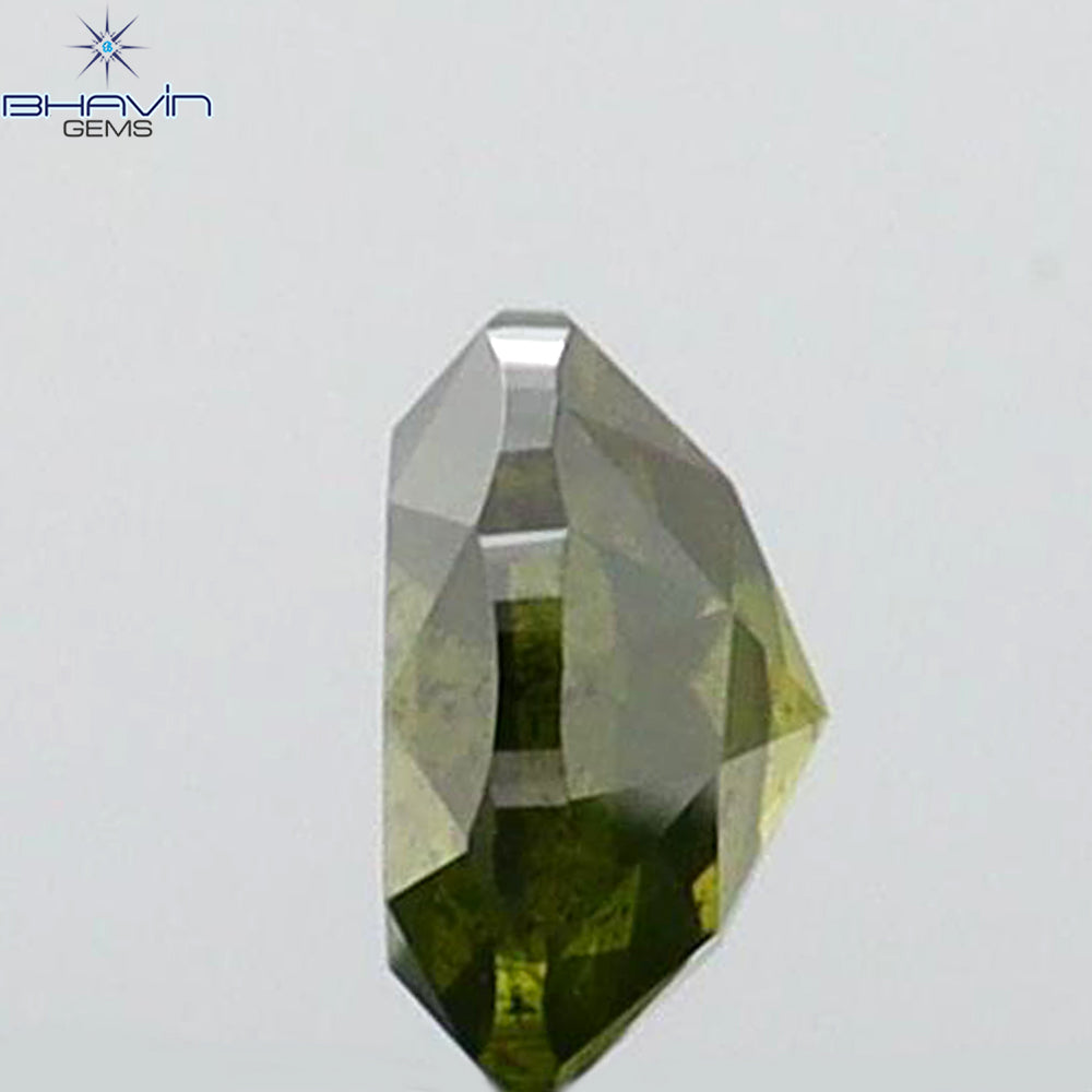 0.20 CT Round Rose Cut Shape Natural Diamond Green Color I2 Clarity (4.00 MM)