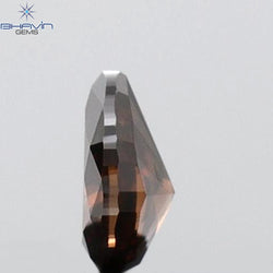 0.18 CT Pear Shape Natural Diamond Red Color SI2 Clarity (4.03 MM)