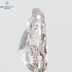 GIA Certified 0.51 CT Pear Diamond Pinkish Brown Color Natural Loose Diamond (6.27 MM)