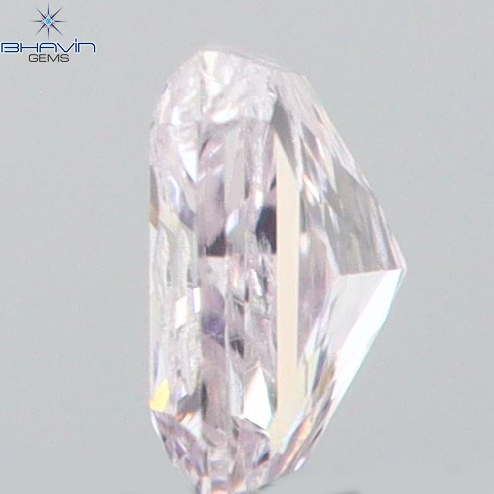 0.07 CT Radiant Shape Natural Diamond Pink Color SI1 Clarity (2.88 MM)