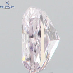 0.07 CT Radiant Shape Natural Diamond Pink Color SI1 Clarity (2.88 MM)