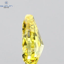 0.19 CT Pear Shape Natural Diamond Yellow Color VS1 Clarity (4.38 MM)