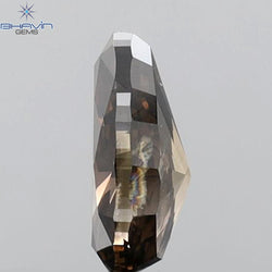 1.09 CT Pear Shape Natural Diamond Brown Color I2 Clarity (7.94 MM)