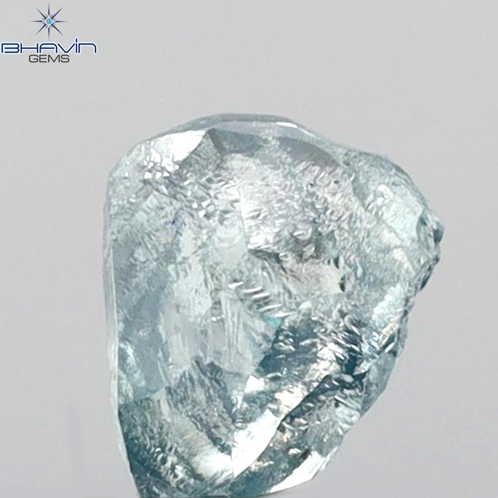 0.49 CT ラフシェイプ ナチュラル ダイヤモンド ピンク色 I3 クラリティ (4.90 MM)