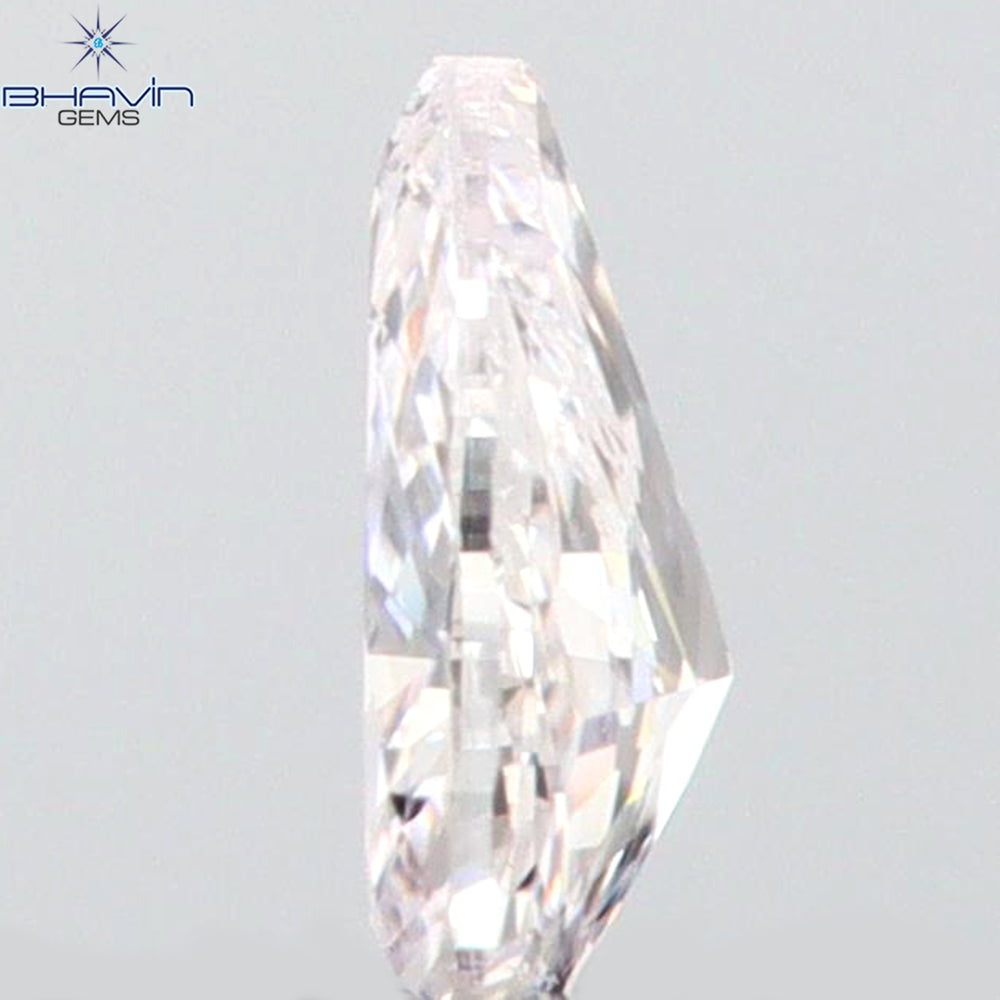 0.07 CT Pear Shape Natural Diamond Pink Color VS1 Clarity (3.60 MM)