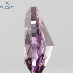 0.13 CT Pear Shape Natural Diamond Pink Color SI1 Clarity (3.98 MM)