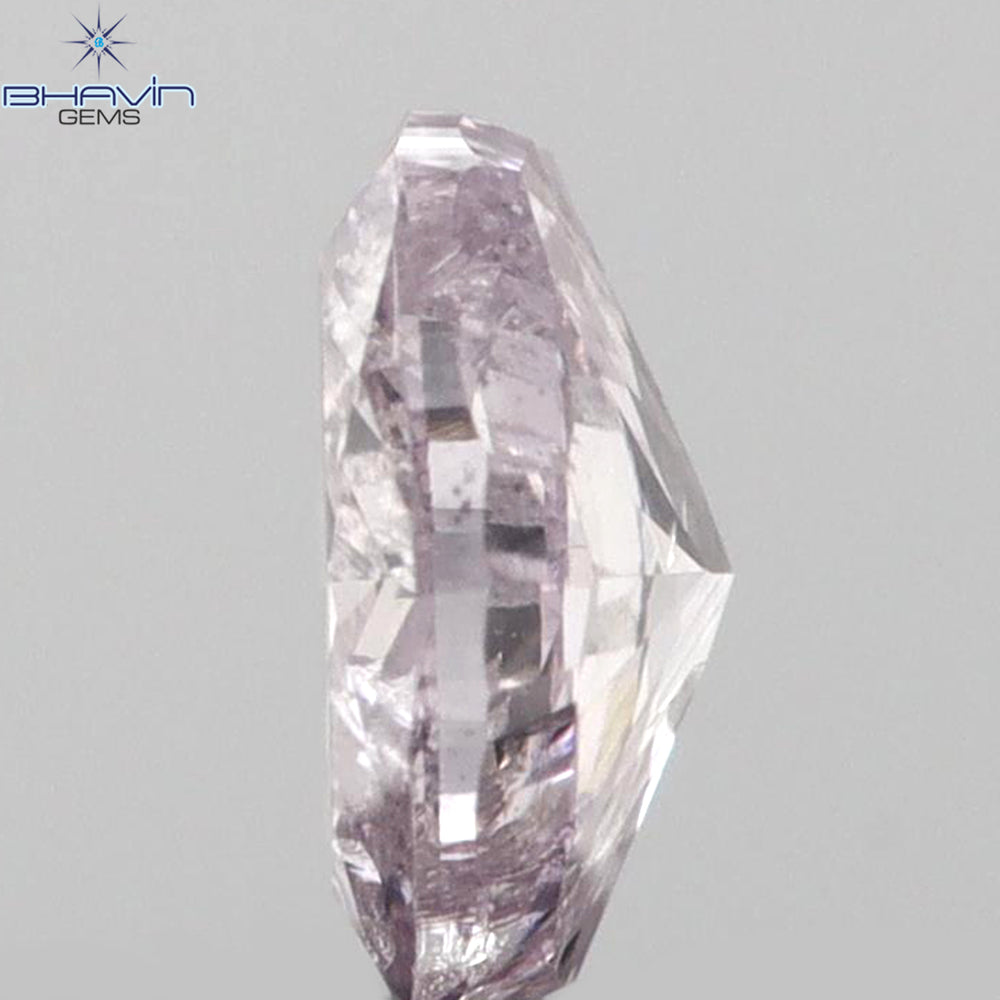 0.12 CT Oval Shape Natural Diamond Pink Color I1 Clarity (3.62 MM)