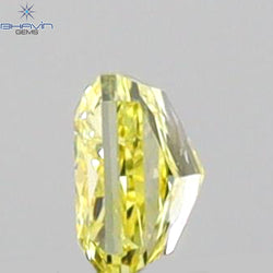 0.11 CT Radiant Shape Natural Diamond Yellow Color VS1 Clarity (2.83 MM)