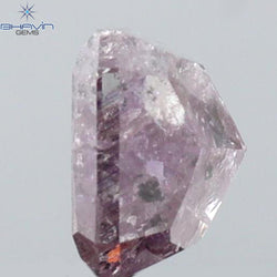 0.74 CT Radiant Shape Natural Diamond Pink Color I3 Clarity (4.93 MM)