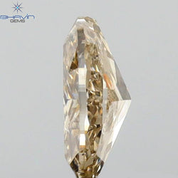 0.55 CT Oval Shape Natural Diamond Brown-Pink Color I2 Clarity (6.47 MM)