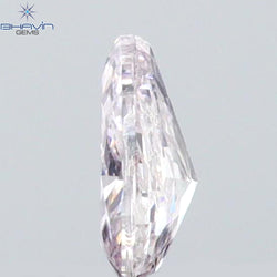 0.08 CT Pear Shape Natural Diamond Pink Color SI1 Clarity (3.47 MM)