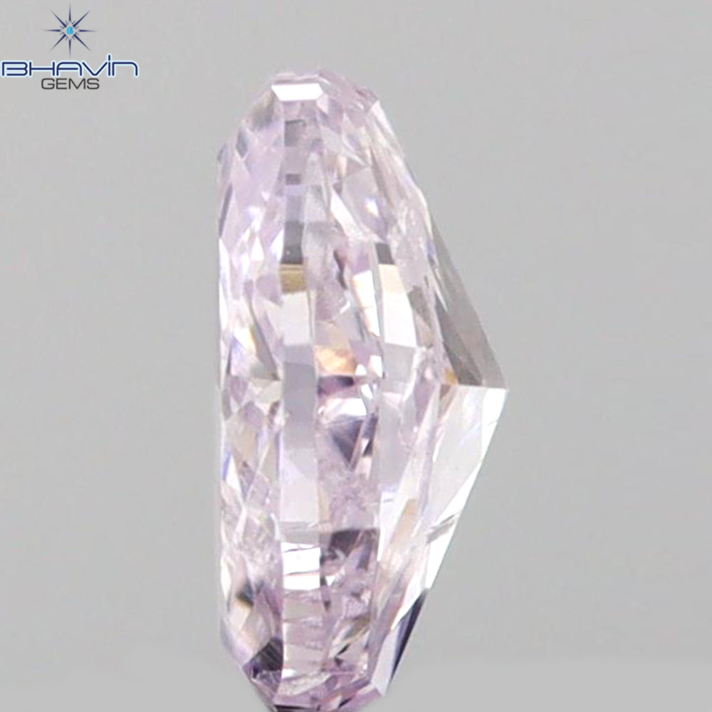 0.15 CT Oval Shape Natural Diamond Pink Color I2 Clarity (3.97 MM)