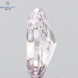 0.10 CT Oval Shape Natural Diamond Pink Color SI1 Clarity (3.65 MM)