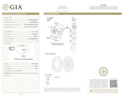 GIA Certified 0.41 CT Oval Shape Natural Diamond Pink Color I2 Clarity (5.10 MM)