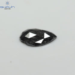 1.49 CT Slice Shape Natural Diamond Salt And Pepper Color I3 Clarity (11.88 MM)