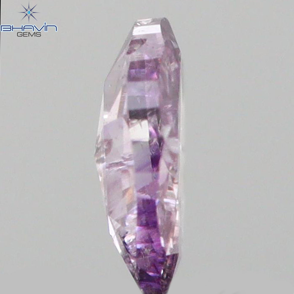 0.11 CT Oval Shape Natural Diamond Pink Color I1 Clarity (3.60 MM)