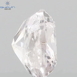 0.25 CT Cushion Shape Natural Diamond Pink Color I2 Clarity (3.70 MM)