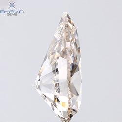 1.07 CT Pear Shape Natural Diamond Brown Color VVS1 Clarity (8.74 MM)