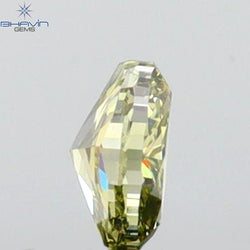 0.18 CT Oval Shape Natural Diamond Green (CHAMELEON) Color VS2 Clarity (3.88 MM)
