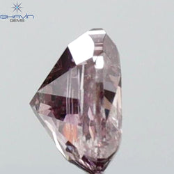 0.39 CT Heart Shape Natural Diamond Pink Color I2 Clarity (4.33 MM)