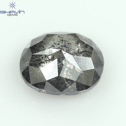 0.42 CT Oval Shape Natural Diamond Salt And Papper Color I3 Clarity (4.89 MM)