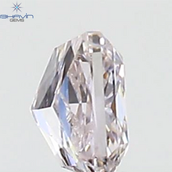 GIA Certified 0.25 CT Radiant Diamond Brown Pink Color Natural Loose Diamond I2 Clarity (3.68 MM)