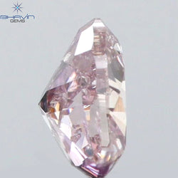 0.14 CT Heart Shape Natural Diamond Pink Color SI2 Clarity (3.41 MM)