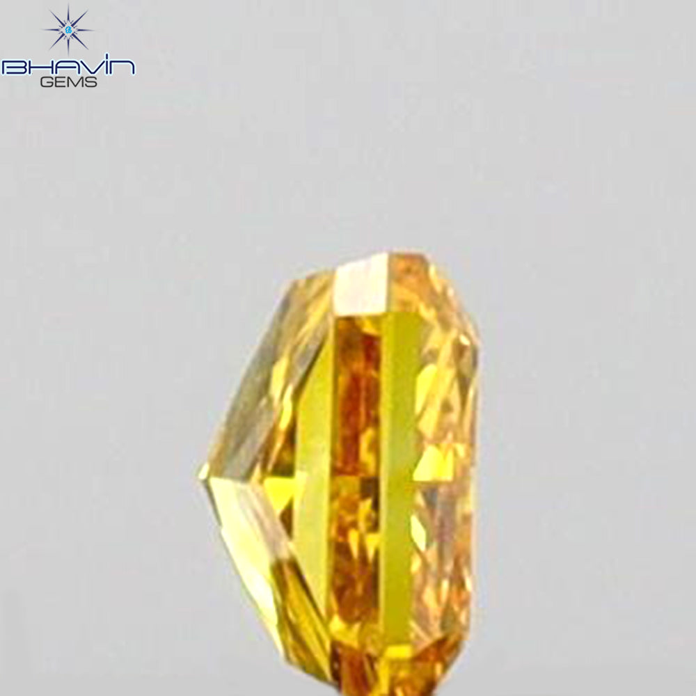 0.07 CT Radiant Shape Natural Diamond Yellow Color SI2 Clarity (2.50 MM)